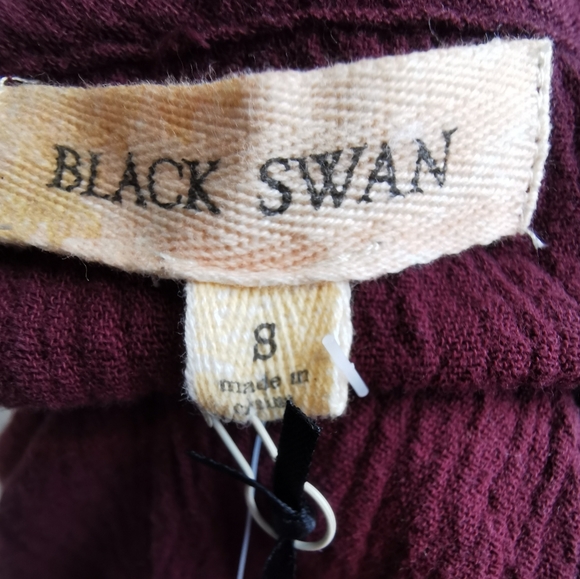 SMALL Black Swan Boho Hand Crafted Dress Top NWT - Picture 2 of 7